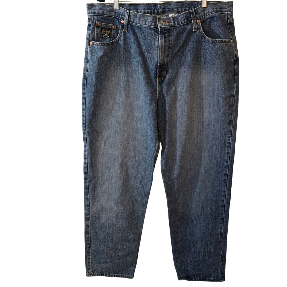 Cinch Mens MB90633001 Relaxed Fit Blue Denim Jeans Size 40x32 Medium Wash